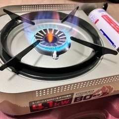 カセットコンロ CB-AH-41 4.1kW シルバーの画像