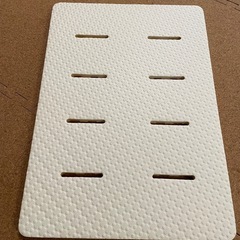 アイボリー  白　バスマット　43×61センチ