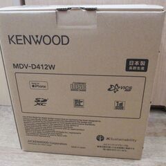 ケンウッド KENWOOD MDV-D412W カーナビ 未使用品 【ハンズクラフト宜野湾店】の画像