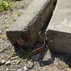 ウッドデッキ　基礎石　束石　　の画像