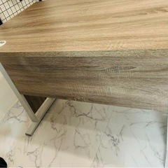 オフィスデスク 木目調（Brown）の画像