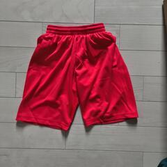 ハーフパンツ　レッド　140
