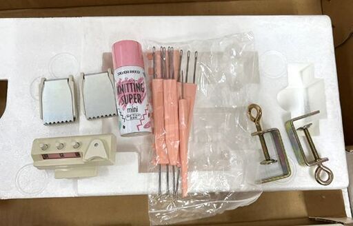 SILVER REED シルバーリード 編み機 あみむめも LK100 編み機 織機 現状品 動作未確認 ジャンク品☆札幌市白石区 白石店