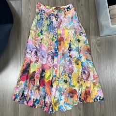 H&M 花柄ロングスカート
