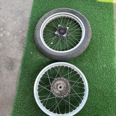 バイク用前後アルミリム