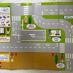 【差し上げます：未使用】ハッピーセット　トミカ　シートの画像