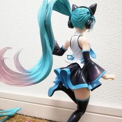 初音ミク　AMP フィギュア　happy cat ver.　タイクレ限定（ジャンク）の画像