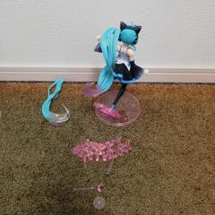 初音ミク　AMP フィギュア　happy cat ver.　タイクレ限定（ジャンク）の画像