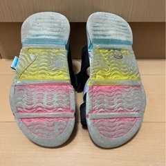 【ANAP KIDS 】お洒落可愛い♪ブラック サンダル 17.0cmの画像