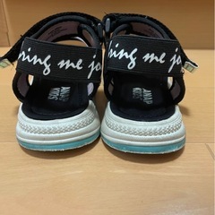 【ANAP KIDS 】お洒落可愛い♪ブラック サンダル 17.0cmの画像