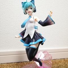 初音ミク　AMP フィギュア　happy cat ver.　タイクレ限定（ジャンク）の画像