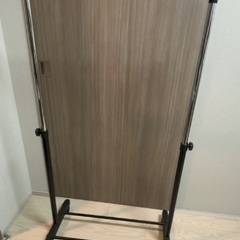 高さ伸縮パイプハンガー　黒　75×44×90〜150