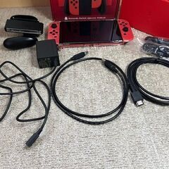 Nintendo Switch(有機ELモデル) マリオレッド　バッグ付きの画像
