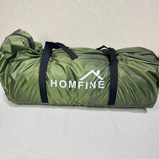 新品★ テント グリーン 4人用テント 前室 後室 高耐水圧 コンパクト キャンプテント