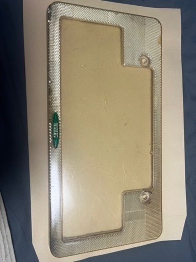 ウィザード　フレーム　ナンバーカバー　公道使用不可　観賞用