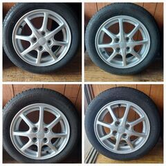 タイヤホイール　155/65/R14　ダイハツ　溝あります