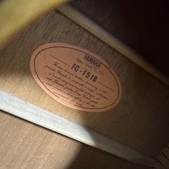ヤマハ ギター　FG-151Bの画像