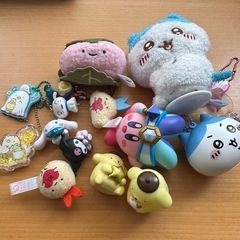 すみっこ、ちいかわ、サンリオ系などのグッズ