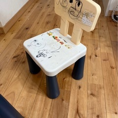ブロック　テーブルセットの画像