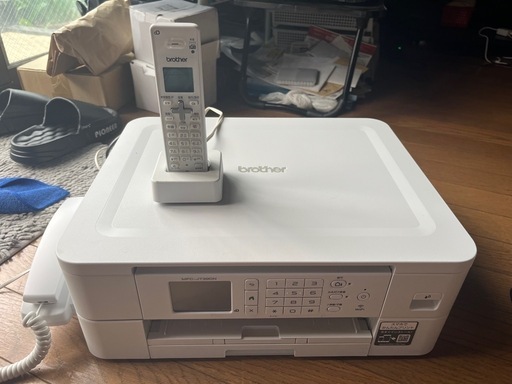 決まりました。ブラザー工業 A4インクジェット複合機 (FAX/美品　電話機/Wi-Fi/スマホ・タブレット接続)