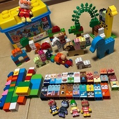 アンパンマン　ブロック　知育　レゴ互換性