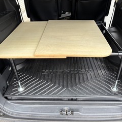 ステップワゴンスパーダ　自作車中泊ベッド　ラゲッジボードの画像