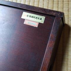 中古木製お盆　北海道民芸家具　サイズ約30cm×46cmの画像