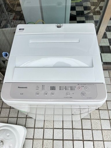 美品　Panasonic 洗濯機　NA- F60B15　6kg 2022年製