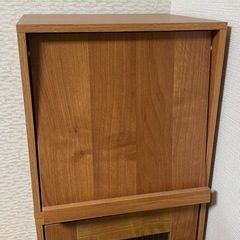 木製ブロック式収納ケース　引き出し 8個セット
の画像