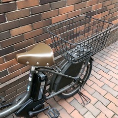 BRIDGESTONEブリヂストン　電動自転車　アシスト bikkeビッケ　BKOL82 グレー　バッテリー2個付きの画像