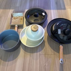 フライパン、鍋セットの画像