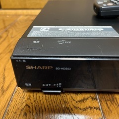 SHARP ブルーレイレコーダー BD-HDS53の画像