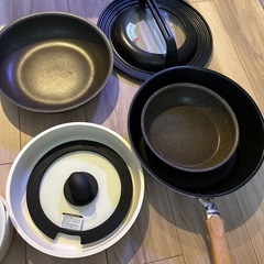 フライパン、鍋セットの画像