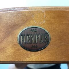 カントリー調 FURNIPLUS 置鏡 木製卓上ミラー 角度調節可能　リビング 玄関 デスクミラー メイク コスメ 卓上鏡の画像