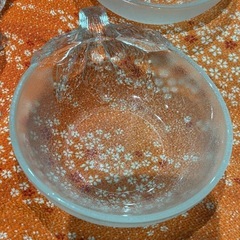 未使用　ガラス器　5枚セット　茄子の画像