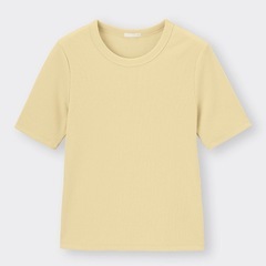 GU リブT(半袖)の画像