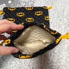 バットマン コップ袋 お弁当箱入れ 巾着袋の画像