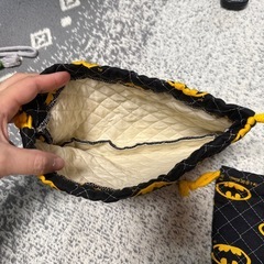 バットマン コップ袋 お弁当箱入れ 巾着袋の画像