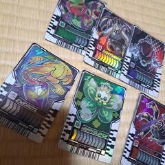 仮面ライダーケミーカードSR7枚セットの画像