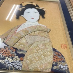 押し絵　着物