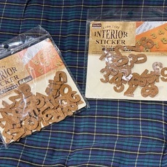 コルク　アルファベットシール・ナンバーシール　DAISO ダイソー