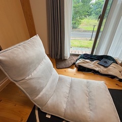 リクライニング座椅子(ライトグレー)早い方即決
の画像