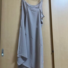 シアーキャミワンピ　ベージュ