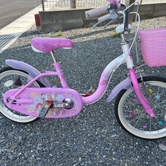 ディズニープリンセス　幼児用自転車　美品