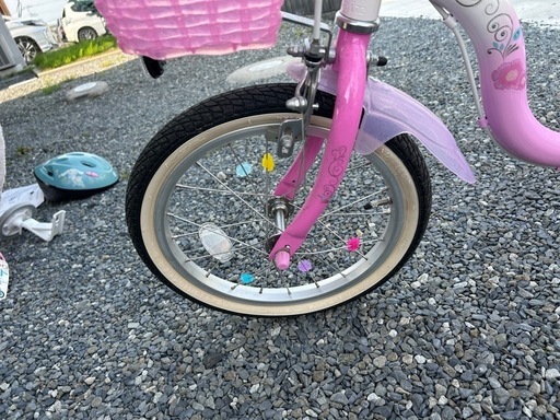 ディズニープリンセス　幼児用自転車　美品