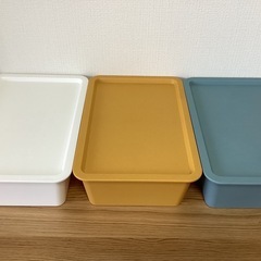 フタ付き箱の3セット