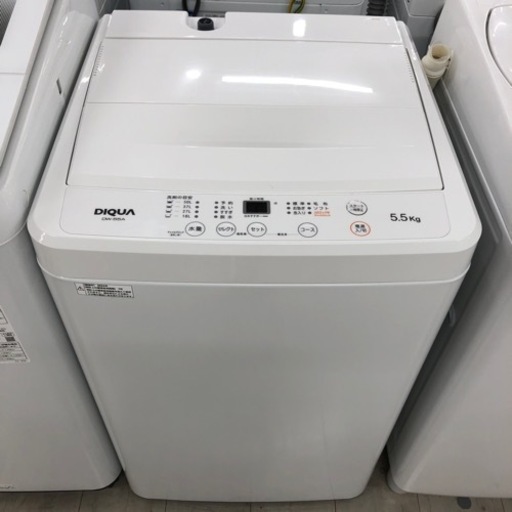 安心の1年保証付き！DIQUA 全自動洗濯機　5.5kg 2024年製　【トレファク堺福田店】