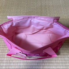 新品未使用トレーダージョーズ Trader Joe's トレジョ ミニ保冷バッグ (ピンク)の画像