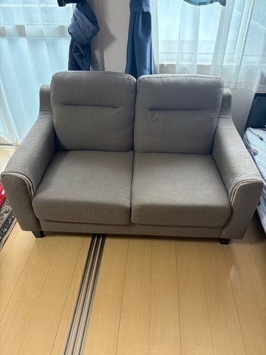 6月末まで取置き中】ニトリソファ2人がけ