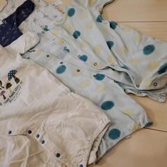 新生児　ロンパース　前開き　４着の画像